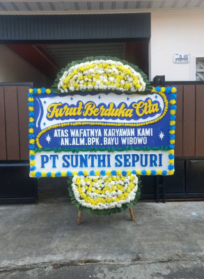 Papan Bunga Duka di Soborejo